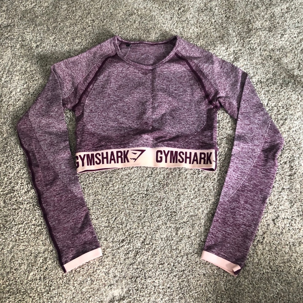 Gymshark long-sleeve crop top